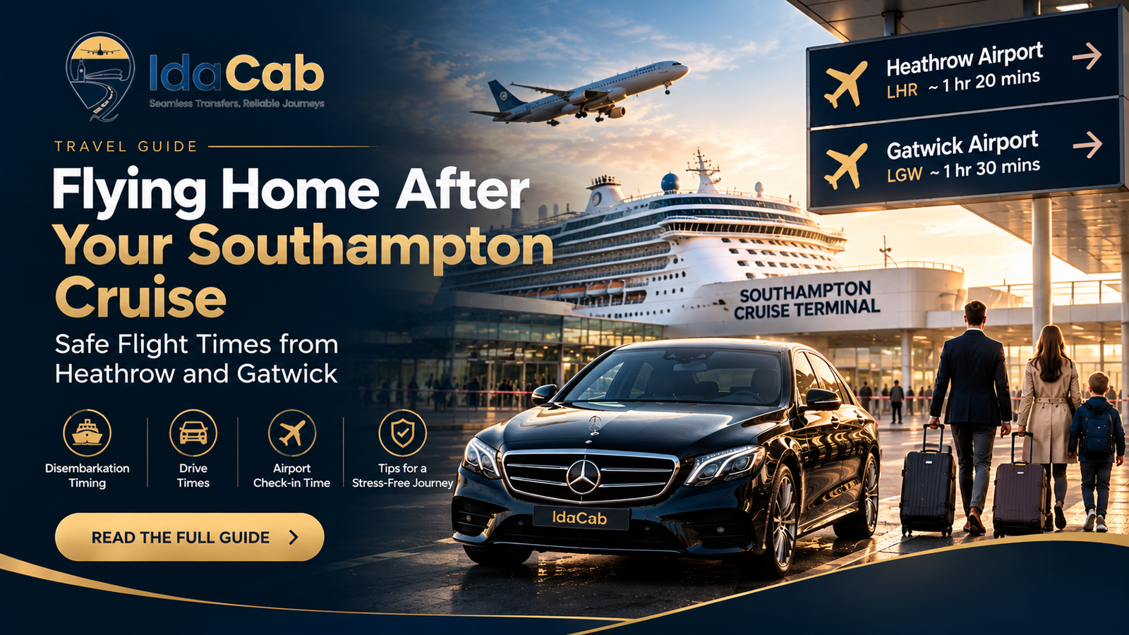 Flying Home After Your Southampton Cruise: Safe Flight Times from Heathrow and Gatwick